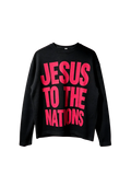 Kavod ‘JESUS TO THE NATIONS’ Black & Red Long Sleeve
