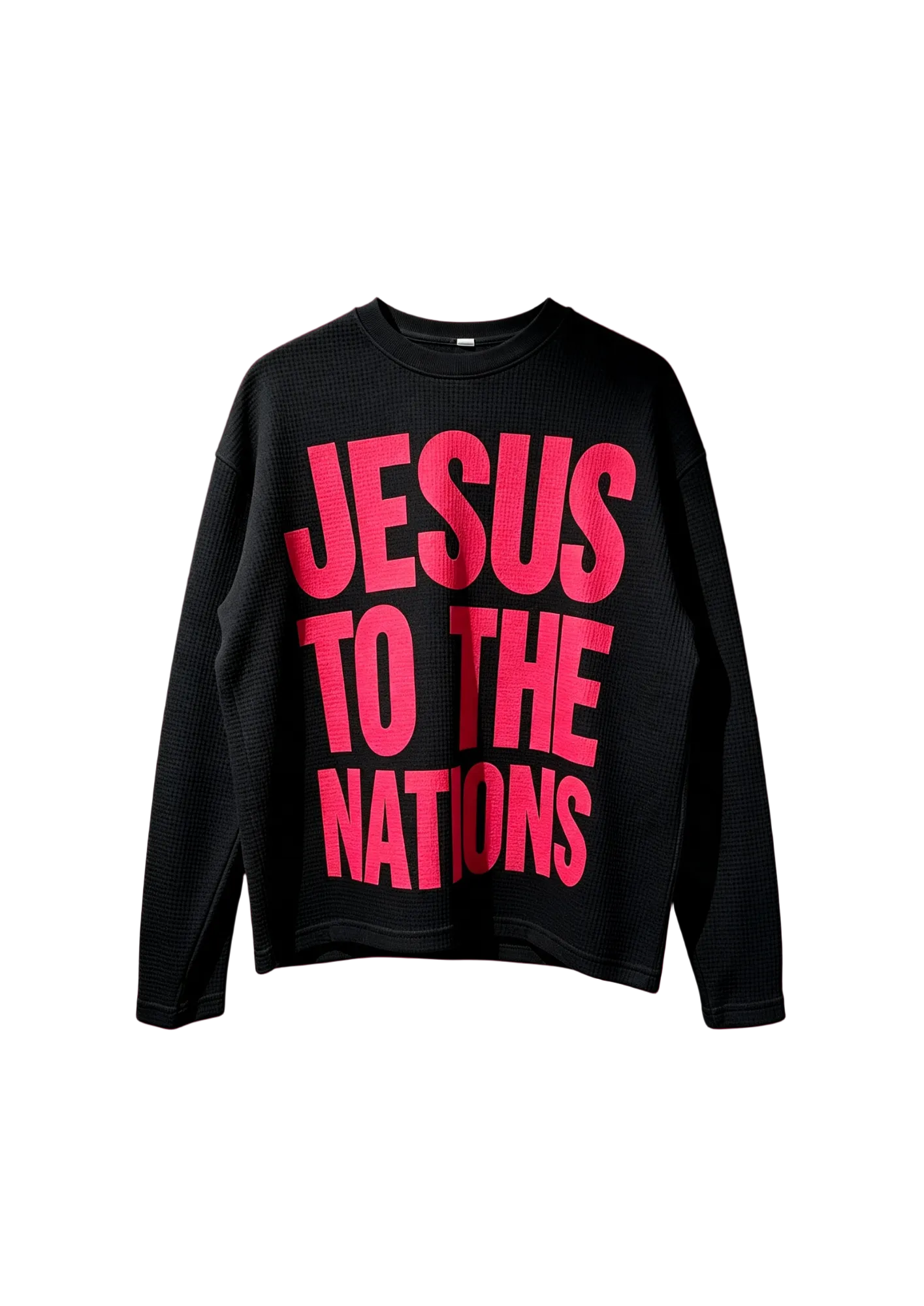 Kavod ‘JESUS TO THE NATIONS’ Black & Red Long Sleeve