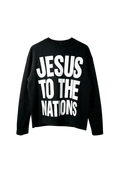 Kavod ‘JESUS TO THE NATIONS’ Black & White Long sleeve