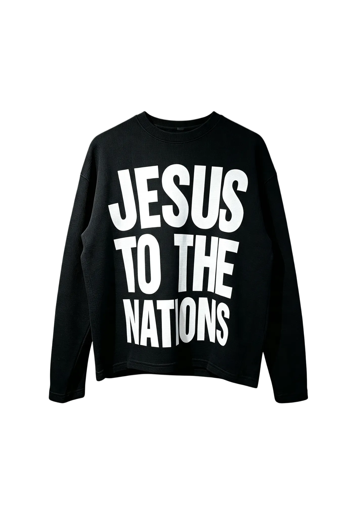 Kavod ‘JESUS TO THE NATIONS’ Black & White Long sleeve
